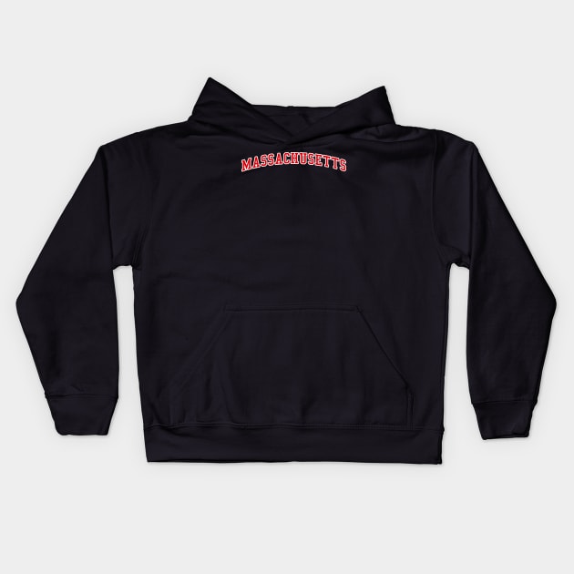 Massachusetts Kids Hoodie by Texevod